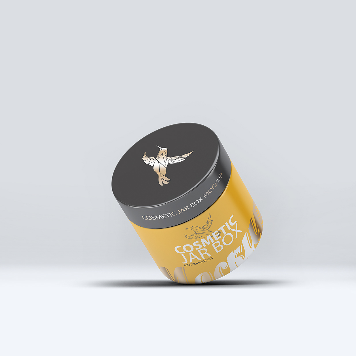 高质感面霜罐和包装盒样机9组插图2