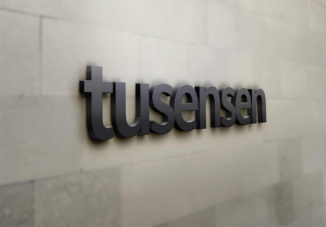 石板墙面立体黑色立体LOGO样机插图