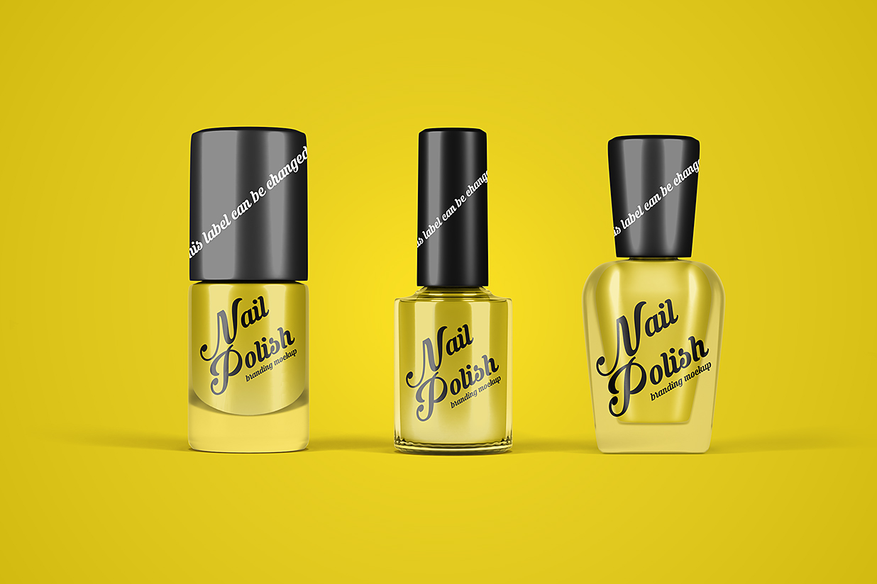 高质感化妆品指甲油瓶样机4组插图3