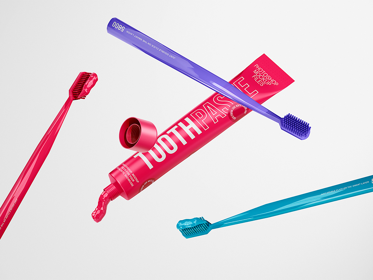 牙刷牙膏组合样机4组插图3