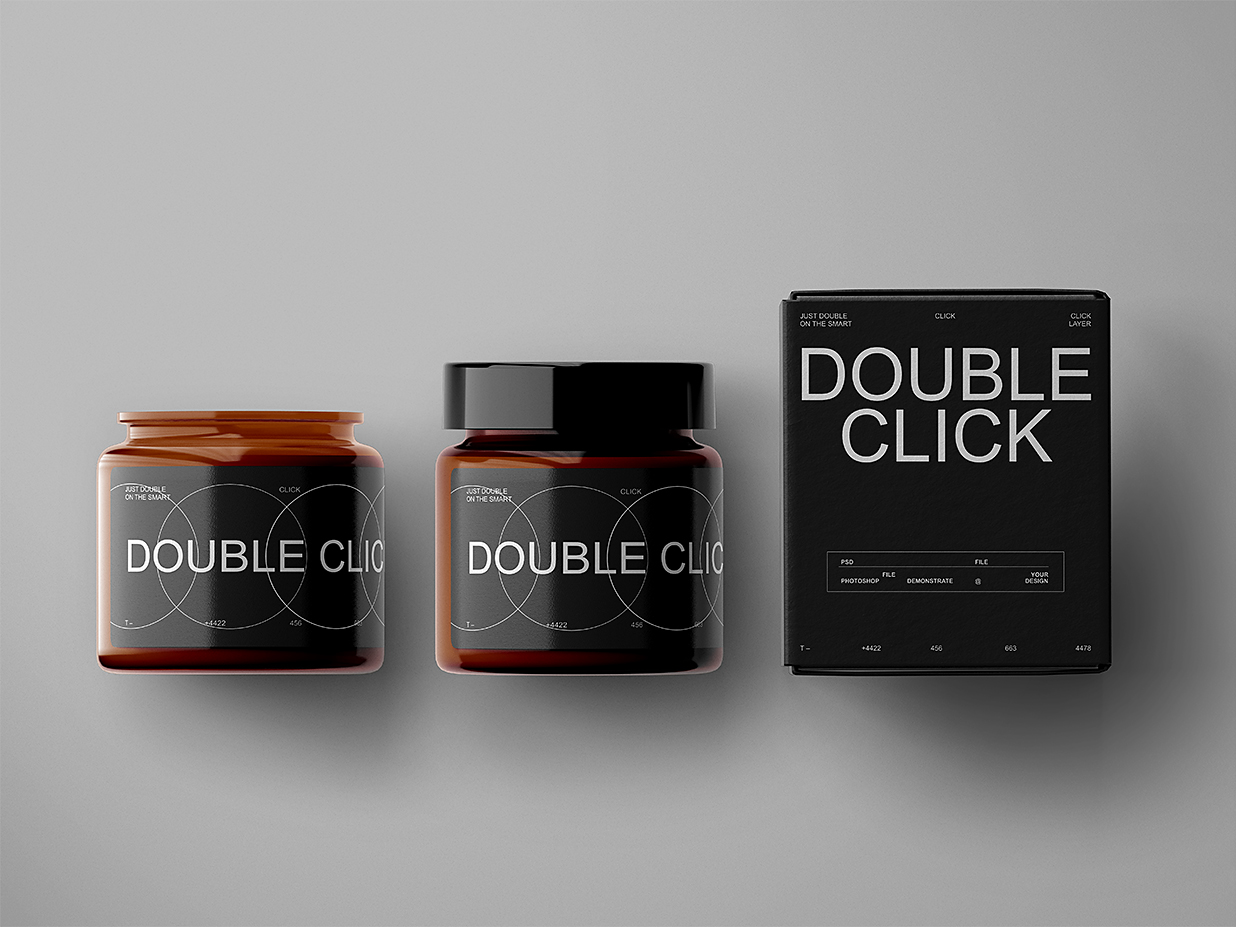 高质感香薰蜡烛罐和包装盒样机6组插图4