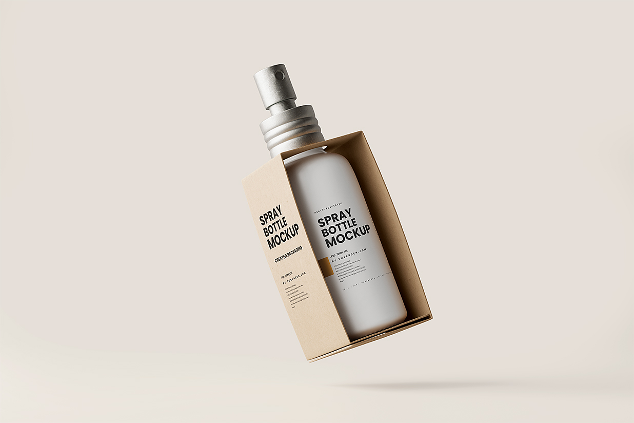 高质感喷嘴瓶包装样机5组插图4