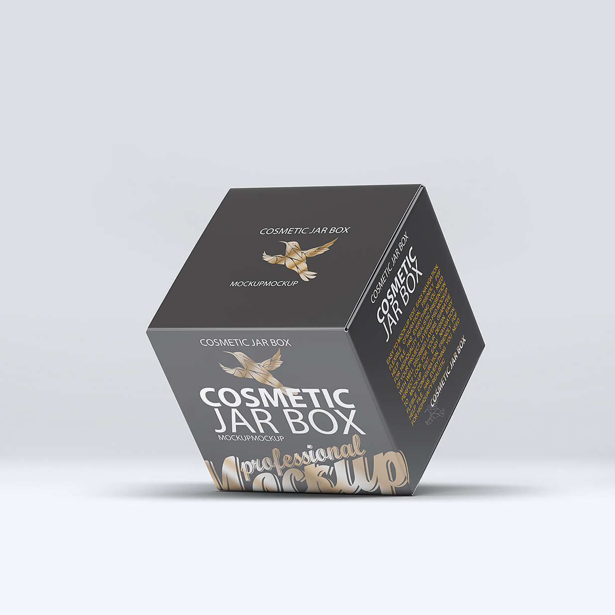 高质感面霜罐和包装盒样机9组插图5