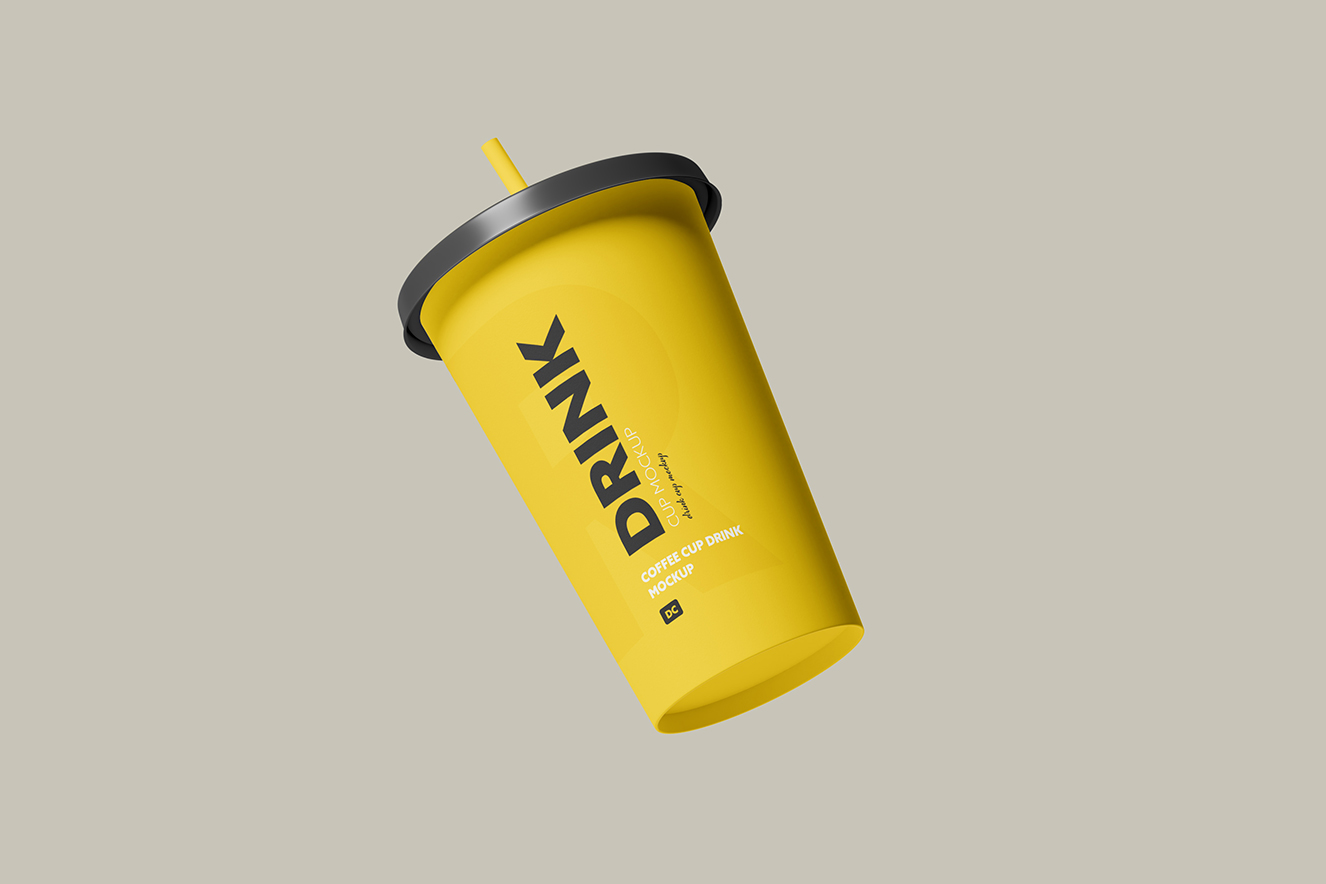 高质感咖啡杯奶茶杯饮品杯纸杯样机7组插图5