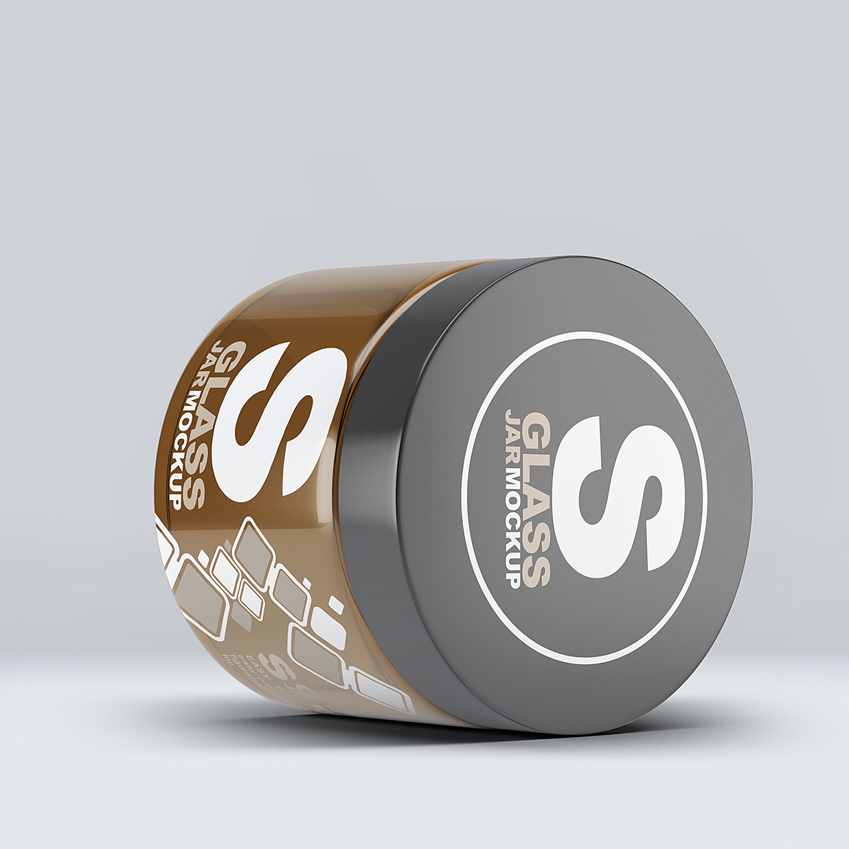 面霜玻璃罐样机8组插图6