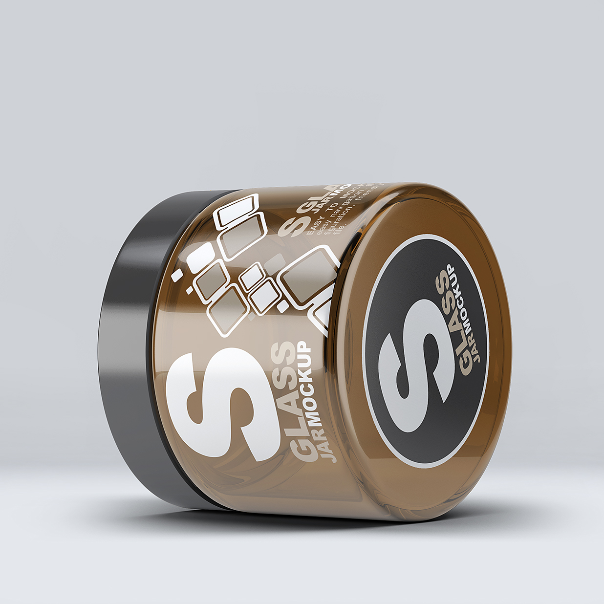 面霜玻璃罐样机8组插图7