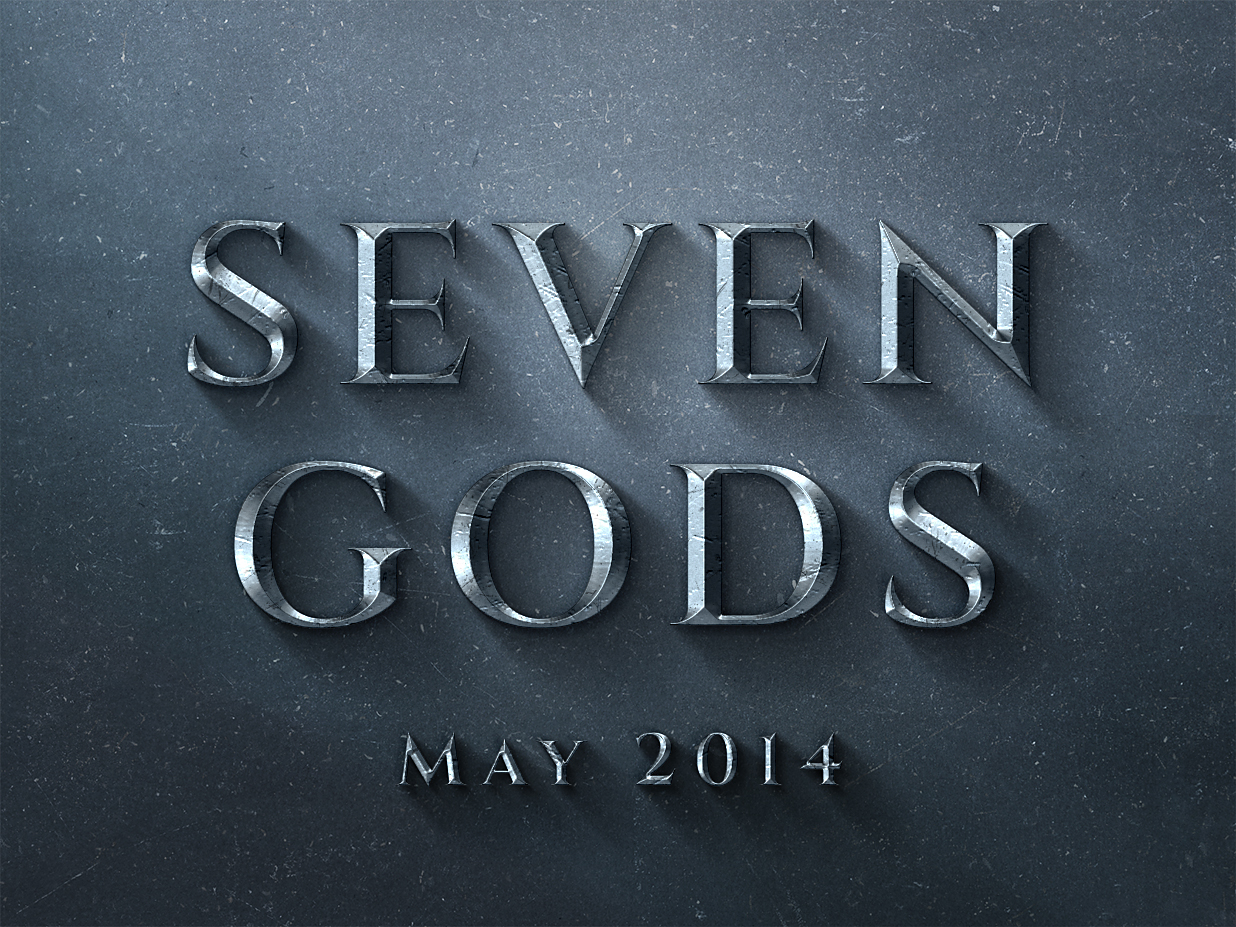 金属石材立体LOGO样机插图