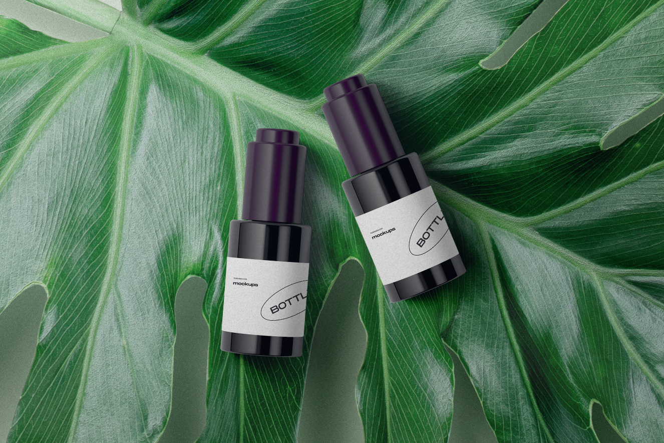 精油瓶精华瓶样机插图