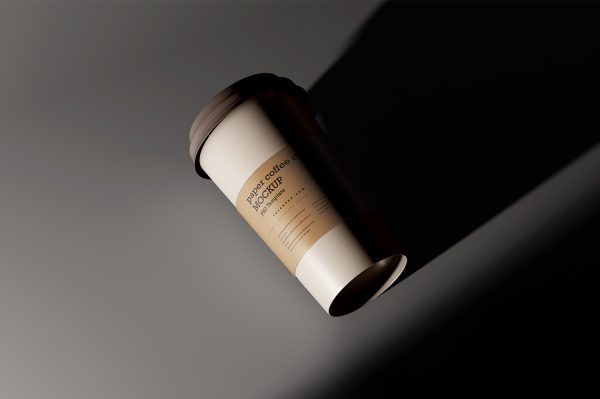 高质感咖啡杯饮品杯纸杯样机