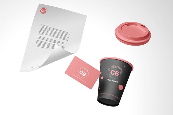 品牌咖啡杯奶茶杯饮品杯样机