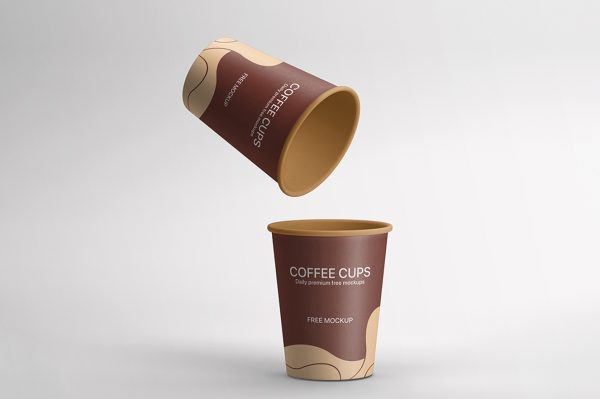 一次性纸杯咖啡杯样机