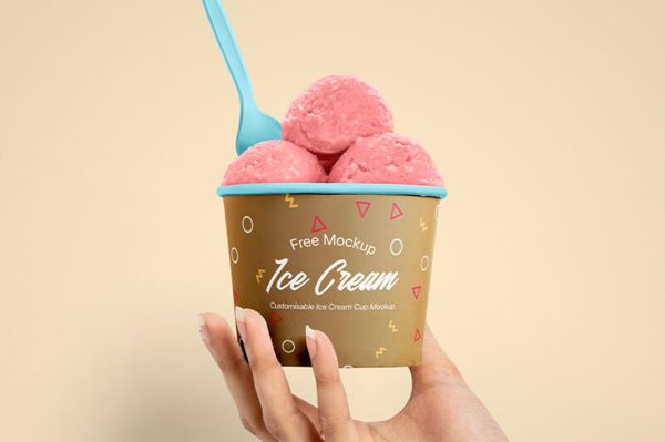 冰淇淋纸杯样机