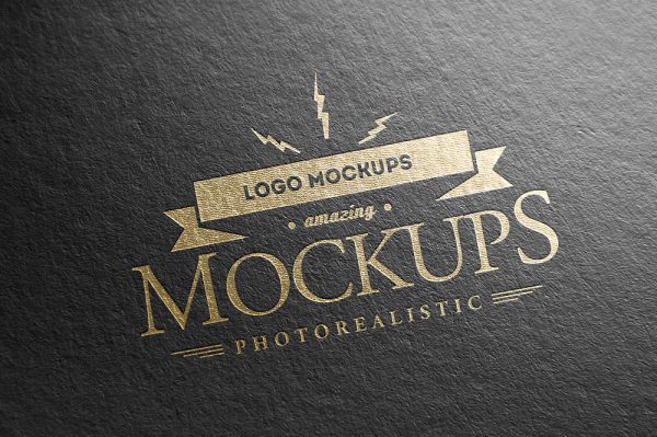 高质感黑卡纸烫金LOGO新机