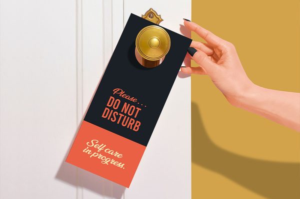 酒店名宿手握复古金属门把手挂牌样机