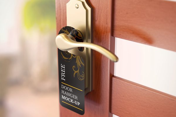 酒店名宿金属门把手挂牌样机2组