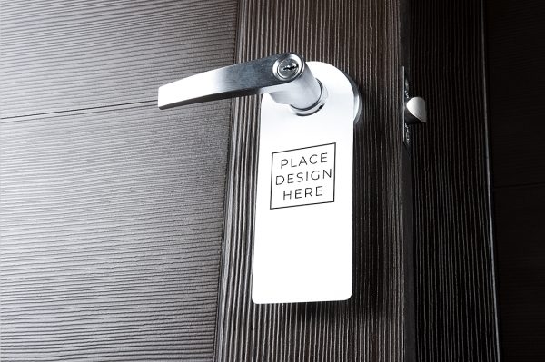 酒店名宿金属门把手挂牌样机3组
