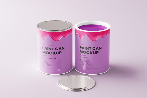 高质感油漆桶油漆罐样机5组