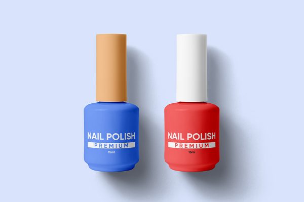 化妆品指甲油瓶样机