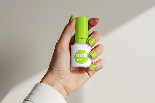 高质感化手握指甲油瓶样机