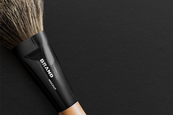 高质感化妆品化妆刷样机