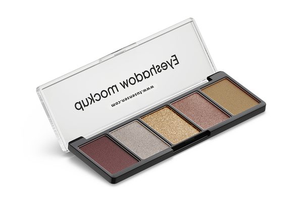 高质感化妆品眼影盘样机