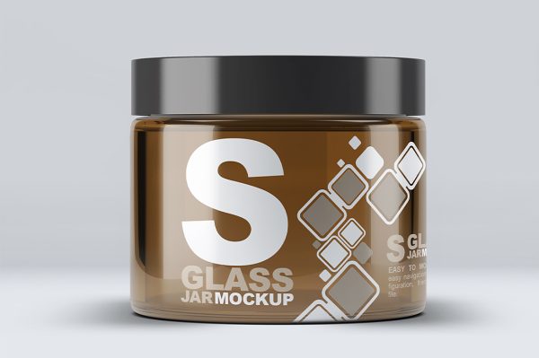 面霜玻璃罐样机8组