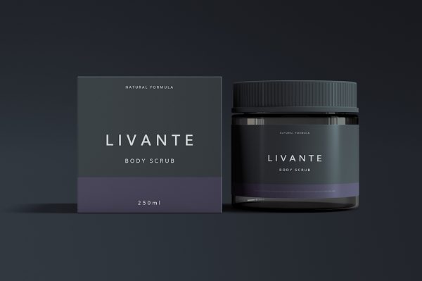 面霜罐包装盒样机