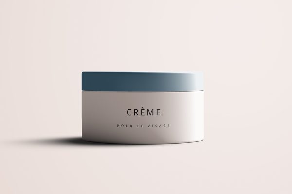 高质感护肤品面霜罐乳液罐样机