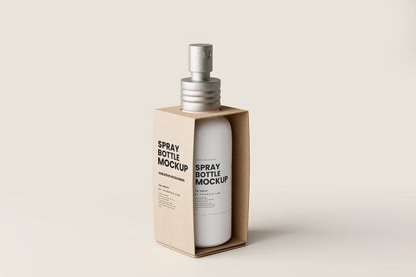 高质感喷嘴瓶包装样机5组