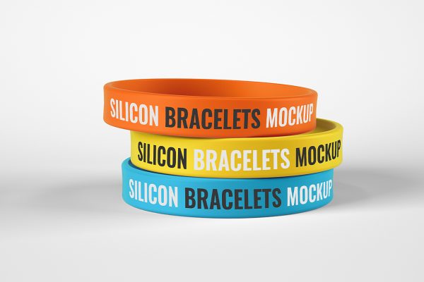潮流硅胶运动手环腕带样机6组