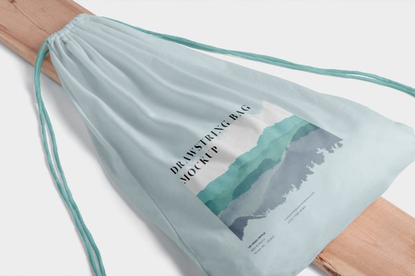 高质感抽绳束口袋样机4组