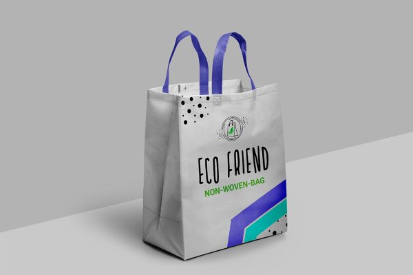 高质感环保手提购物袋样机