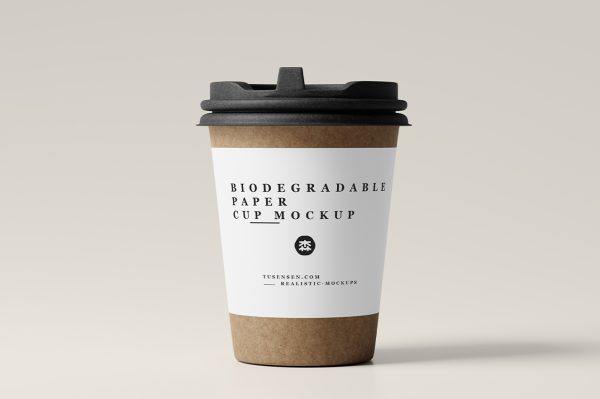 高质感咖啡杯饮品杯纸杯样机10组