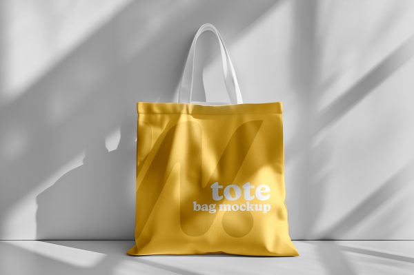 带阴影的帆布袋帆布包样机