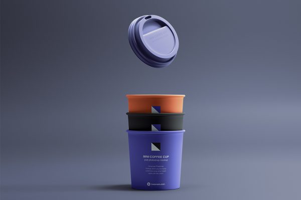 高质感咖啡杯饮品杯纸杯样机