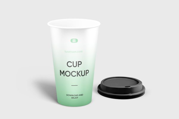 高质感咖啡杯饮品杯纸杯样机