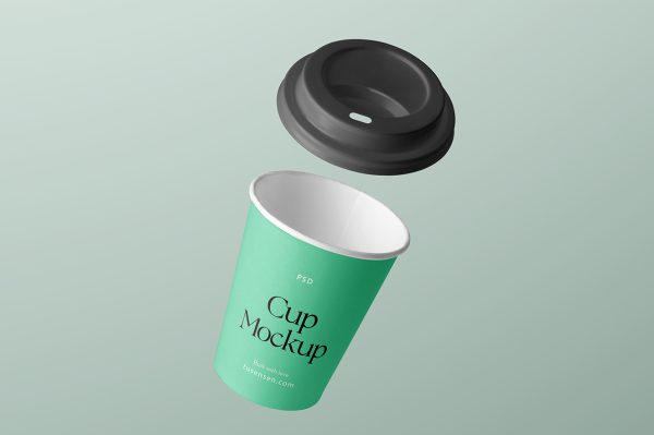 高质感咖啡杯饮品杯纸杯样机