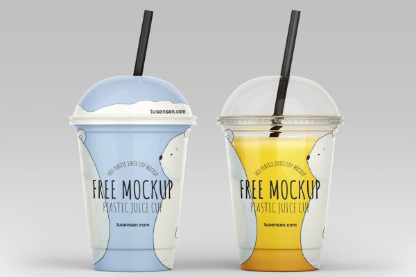 高质感咖啡杯饮品杯样机4组