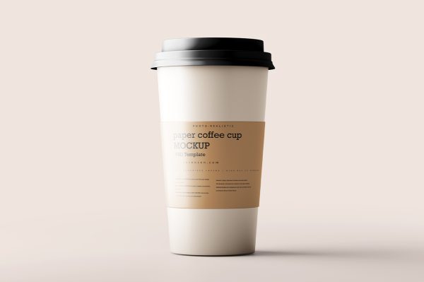 高质感咖啡杯饮品杯纸杯样机