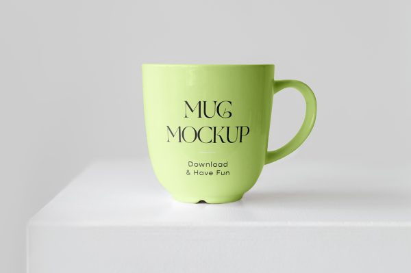 高质感陶瓷马克杯咖啡杯样机