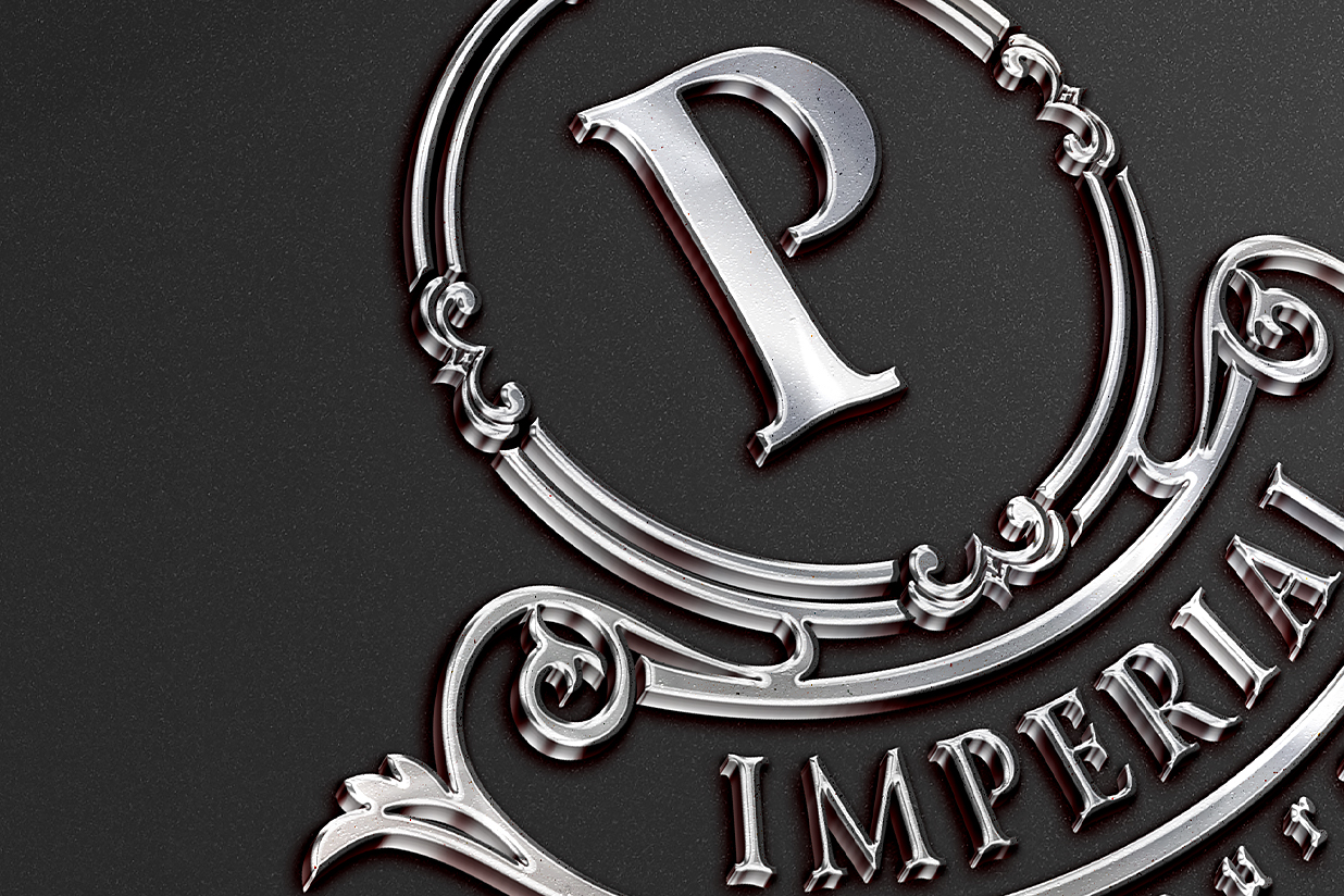 高质感金属立体LOGO样机插图1