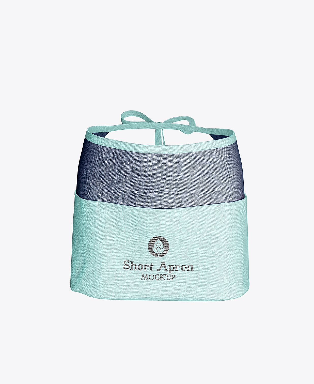 厨房短围裙样机mockup3组插图1