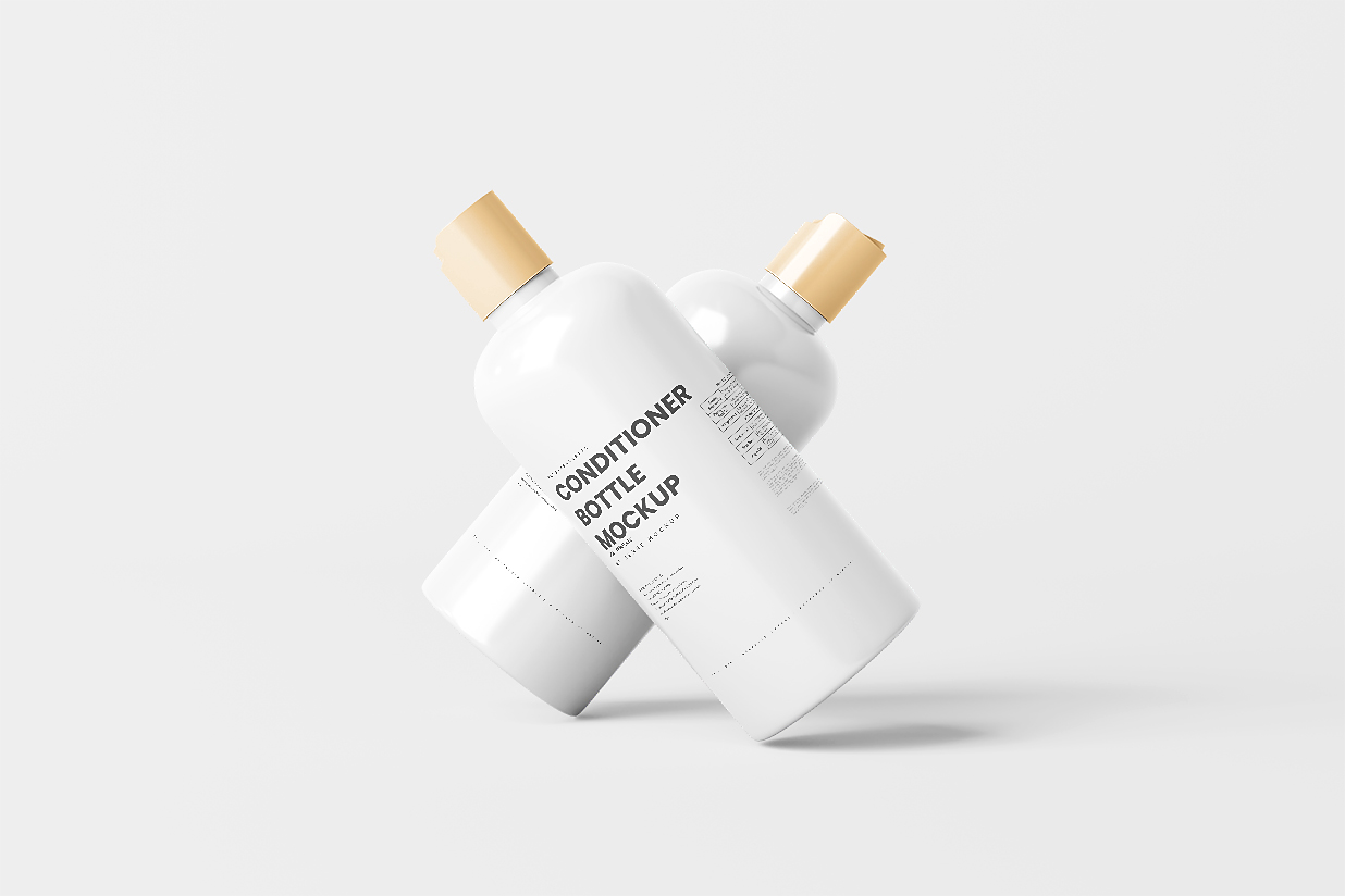 精致乳液爽肤水盖开瓶样机8组插图1