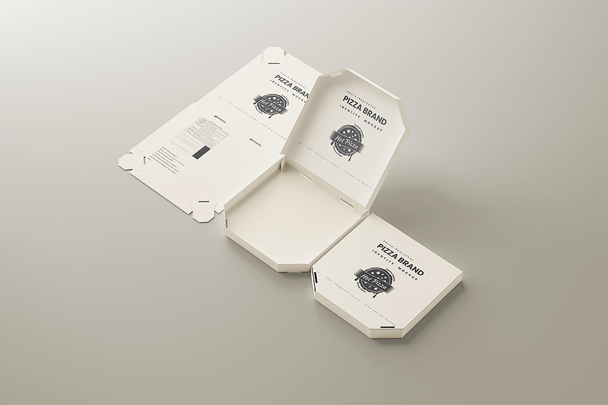 披萨品牌包装VI样机10组插图2