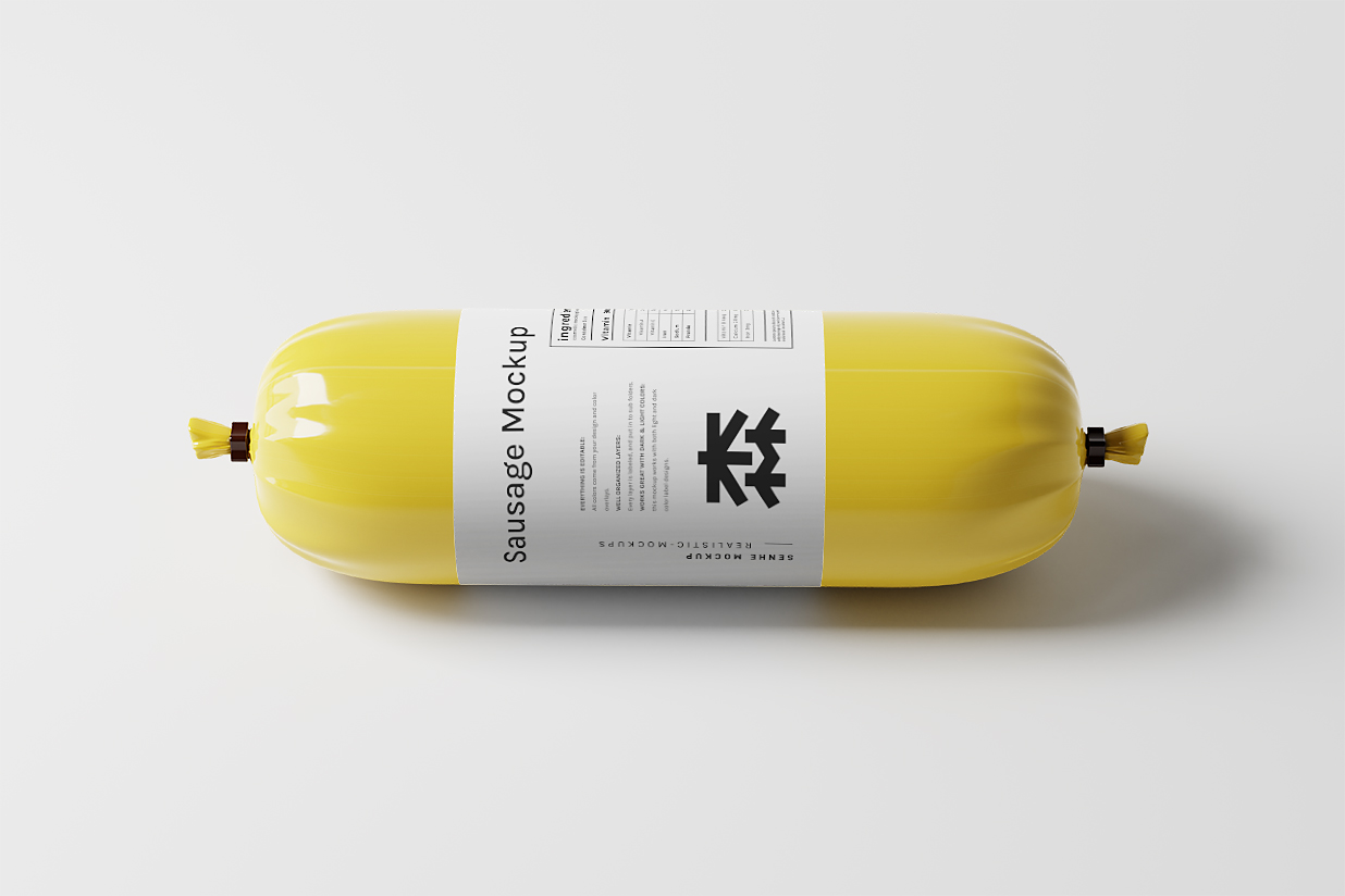 带场景的香肠肉肠火腿肠样机8组插图2