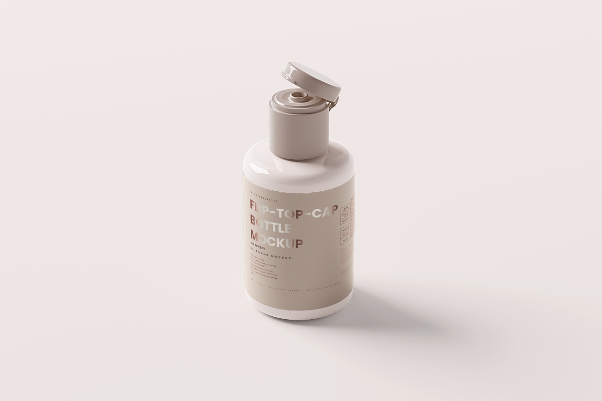 乳液爽肤水盖开瓶样机10组插图3