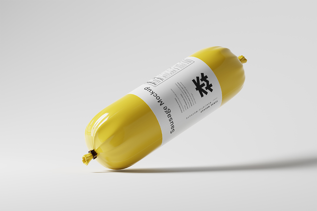 带场景的香肠肉肠火腿肠样机8组插图4