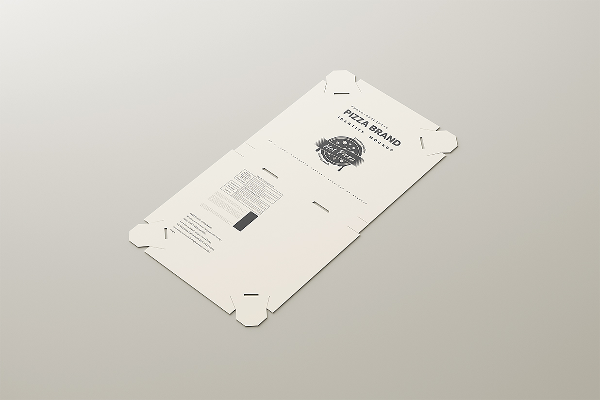 披萨品牌包装VI样机10组插图5