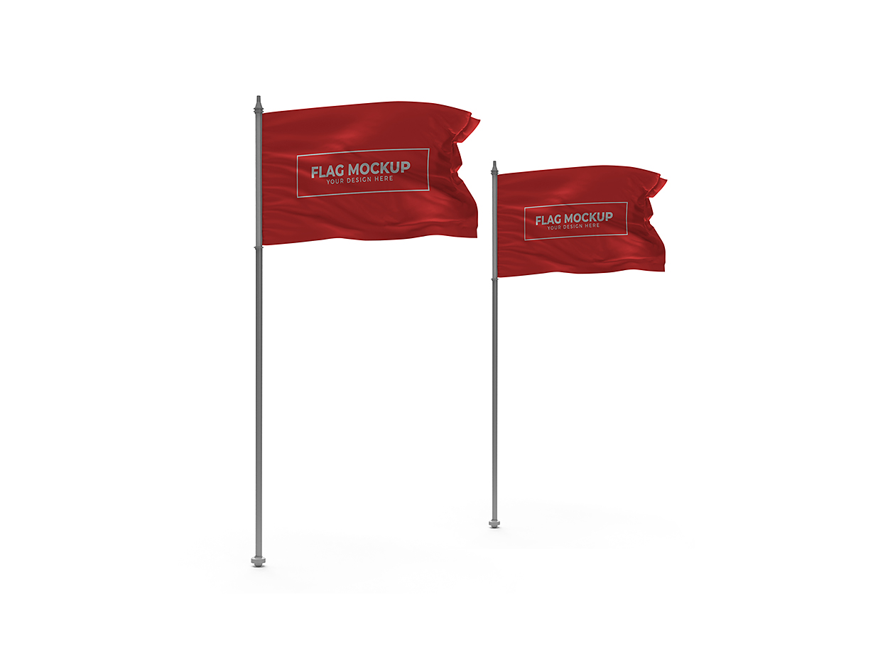 旗帜广告旗样机Mockup10组插图5