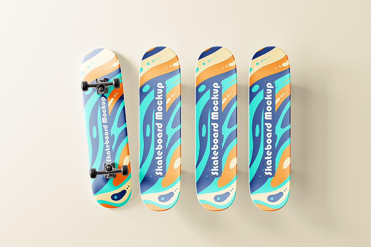 精致滑板样机10组插图5